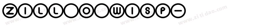 Zill O Wisp字体转换